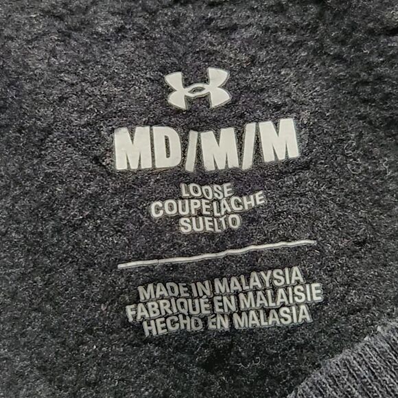 Under Armour Women Sweatshirt Size Medium  Black Loose - Picture 12 of 13